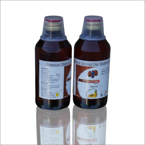 Potassium Citrate And Citric Acid Oral USP Solution Syrup
