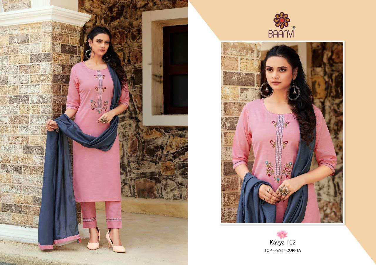 Kavya Designer Heavy Cotton Kurti Catalogue Set