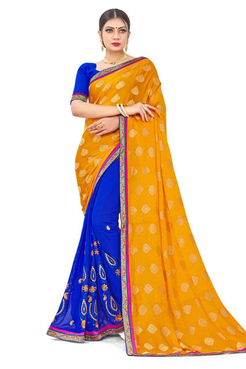 Varuni Mintorsi Georgette Designer Saree Catalogue Set