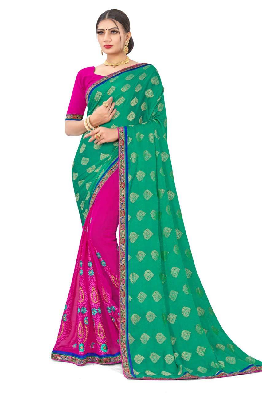 Varuni Mintorsi Georgette Designer Saree Catalogue Set