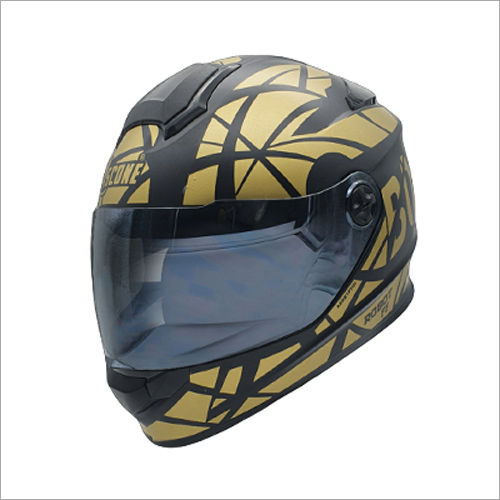 Gold Full Face Helmet