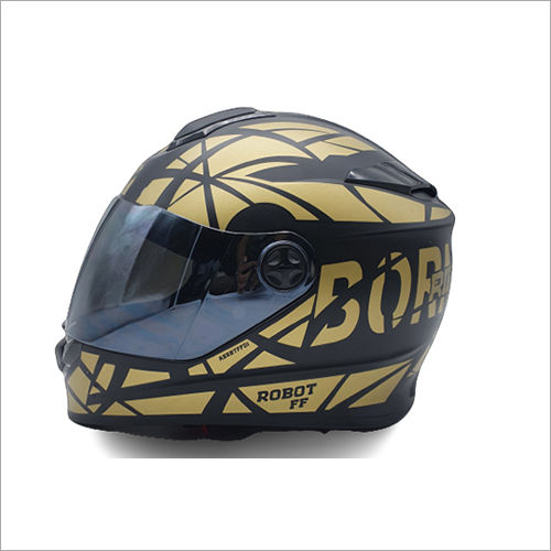 Gold Full Face Helmet