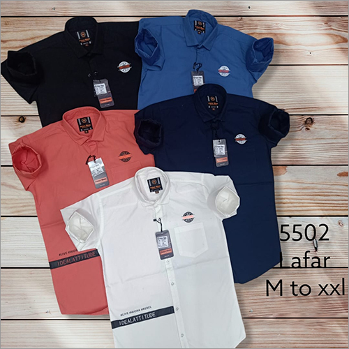 Mens Lafar Finish Plain Shirts