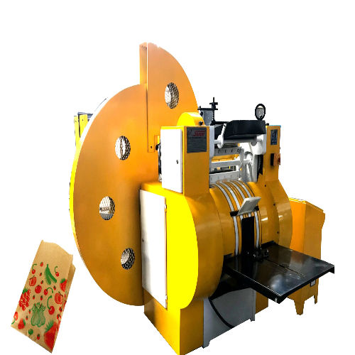 Semi Automatic Food Paper Bag Making Machine With Four Color Printing