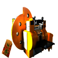 Food Paper Bag Making Machine with Four Color Printing