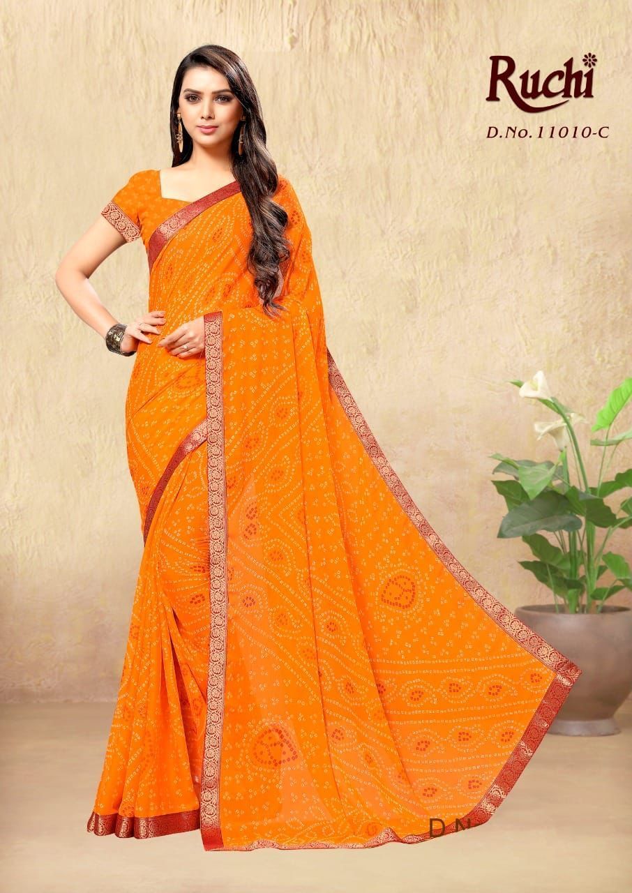 Varuni Mintorsi Georgette Designer Saree Catalogue Set