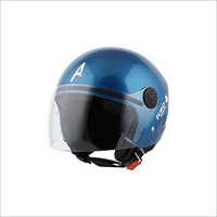 Open Face Blue Color Helmet