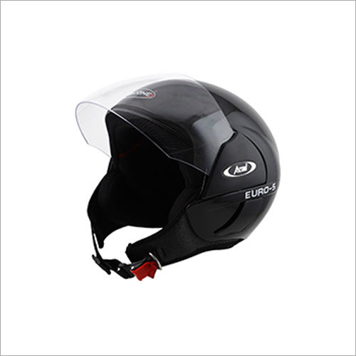 Open Face Black Color Helmet