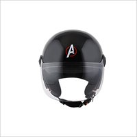 Open Face Black Color Helmet