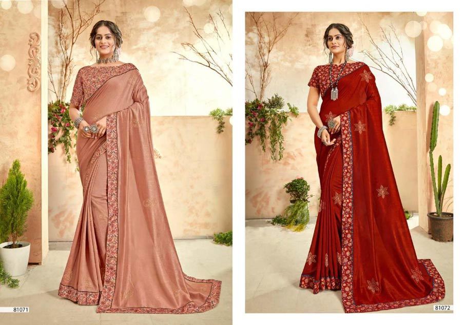 Varuni Mintorsi Georgette Designer Saree Catalogue Set