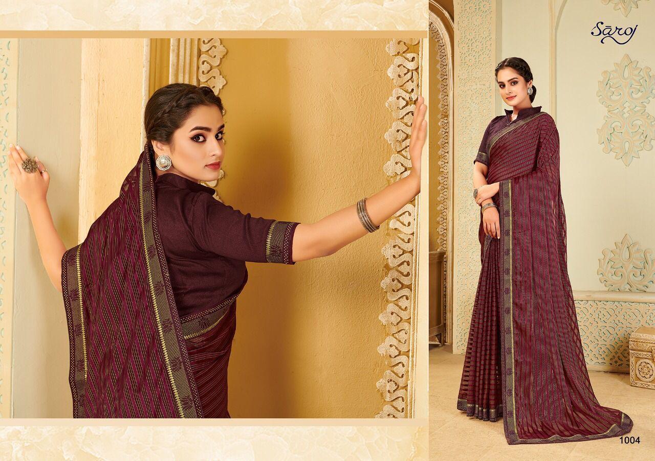Varuni Mintorsi Georgette Designer Saree Catalogue Set