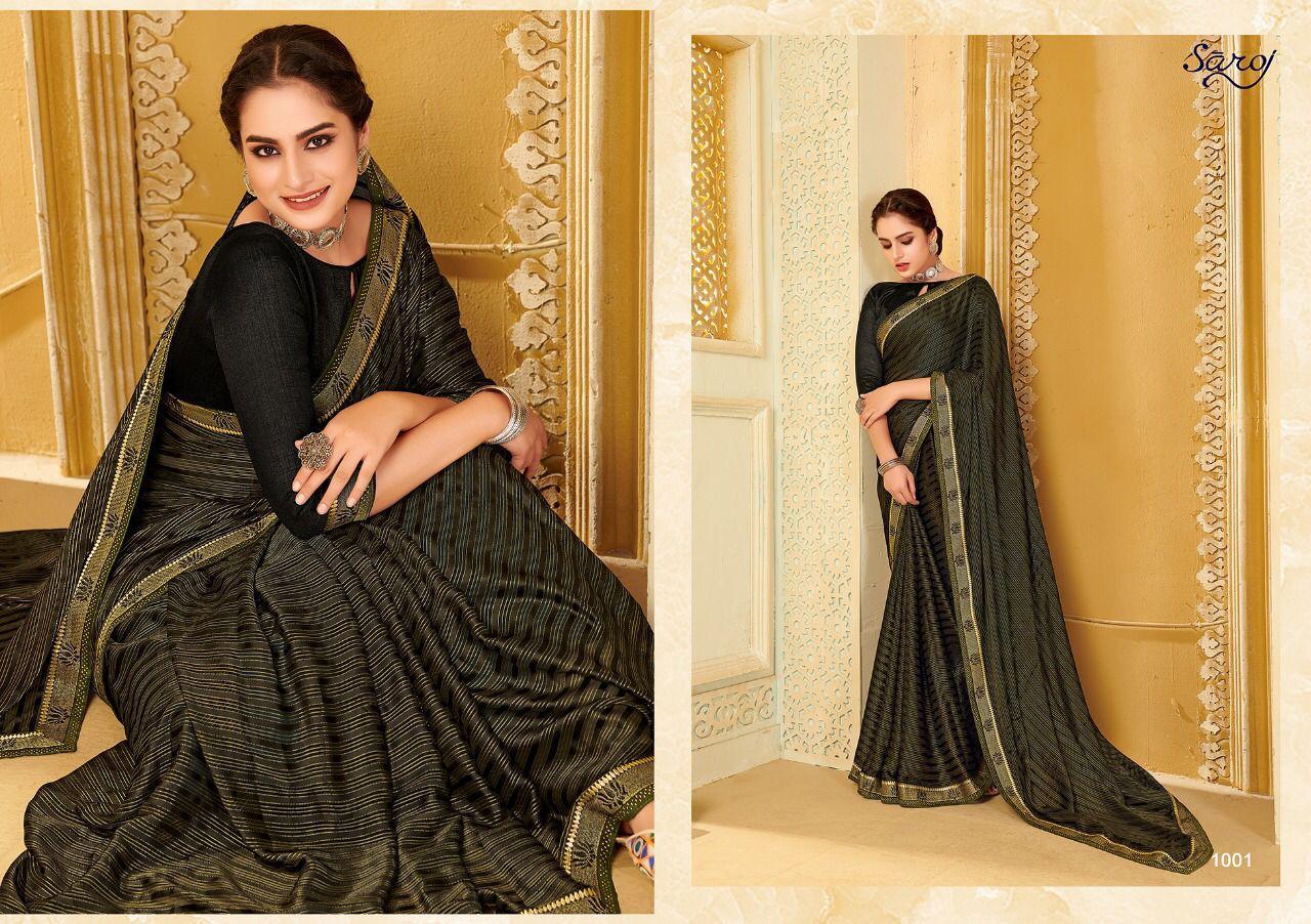 Varuni Mintorsi Georgette Designer Saree Catalogue Set
