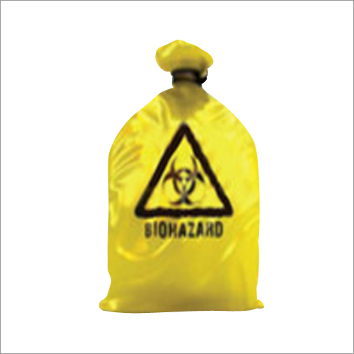 Yellow Compostable Bio Medical Waste Bag Hardness: Soft