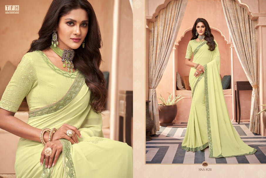 Kiva Silk Designer Silk Designer Saree Catalogue Set