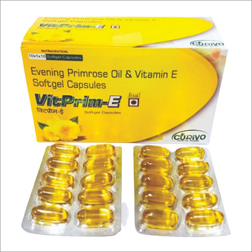 Evening primrose oil and vitamin E Softgel capsule