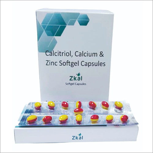 Calcitriol Calcium Carbonate and Zinc Softgel Capsules