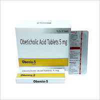 Obeticholic Acid Tablets - Composition: Obeticholic Acid 5 Mg, Form: Tablets, Packaging Size: 10x1x10 | Features: Dosage Guidelines: As Directed By Physician, Storage: Cool And Dry Below 30â°c