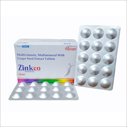 Zinkco Multivitamin Multimineral With Grape Seed Extract Tablets