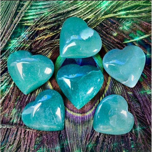 Blue Aventurine Heart