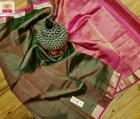 Kanjivaram Pure Silk Saree Double Sahde Colour