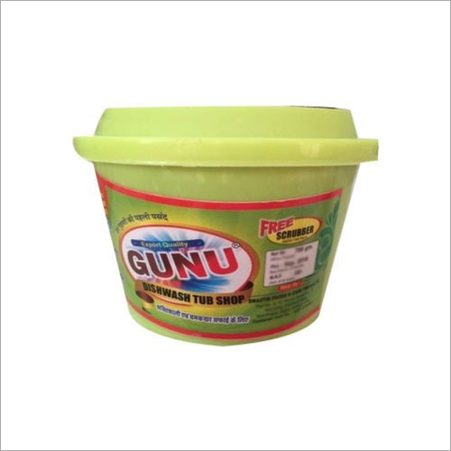 Antibacterial 700g Round Dish Wash Bar - Solid Formula, Effortlessly Cleans Tough Grease, Includes Free Scrubber