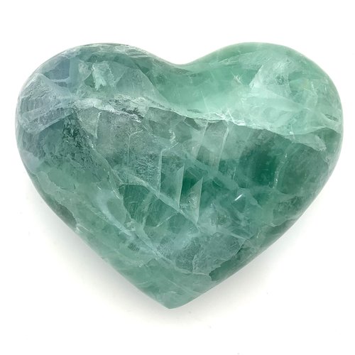 green Fluorite Heart