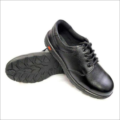Black Mehul Safety Shoe