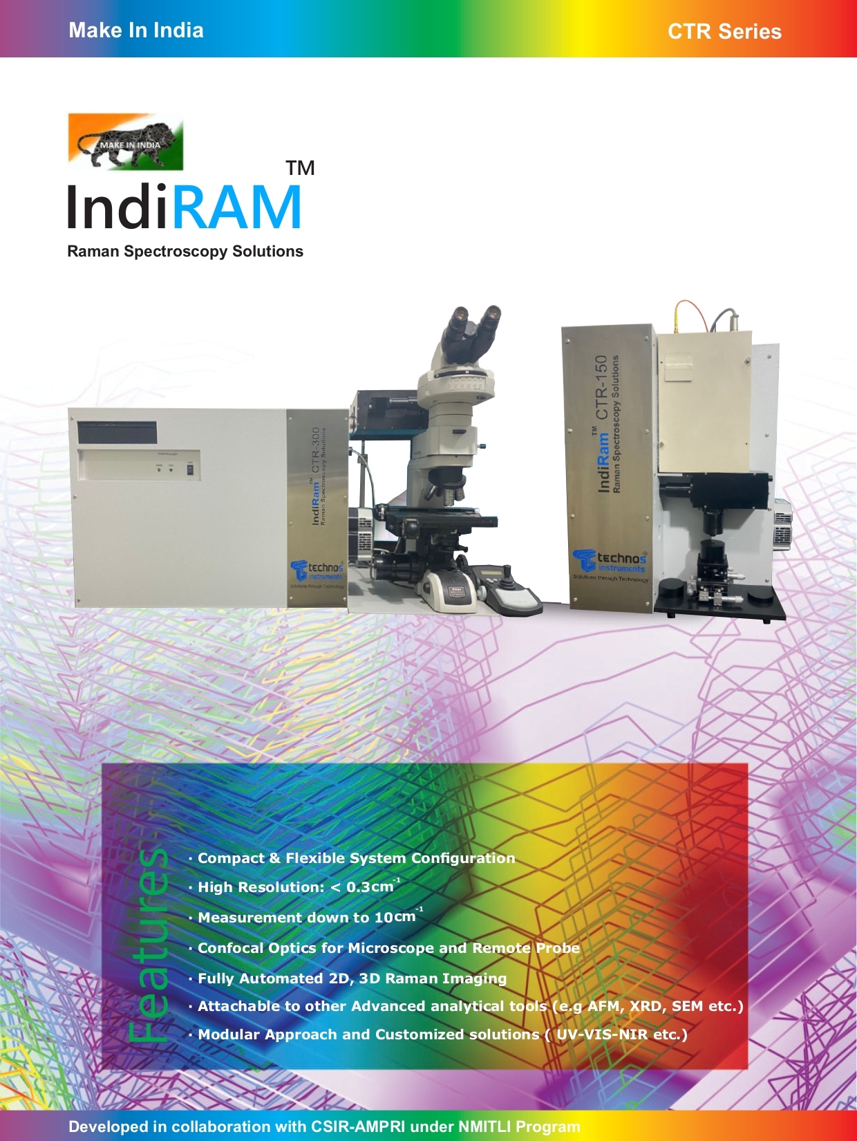 IndiRAM CTR Series Raman Spectrometers