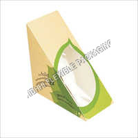 Sandwich Style Packaging Box - Paper Material, Custom Sizes Available | Ideal For Bakeries And Ready-to-eat Sandwiches