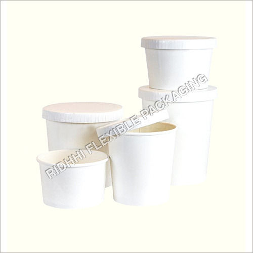 White Paper Container