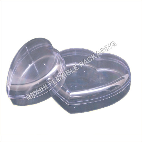 Transparent, Heart-Shaped Crystal Packaging Box