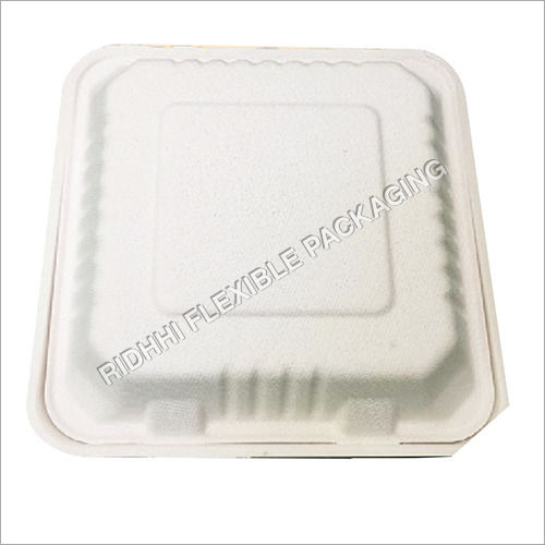 White Bagasse Container Bowl Application: Industrial