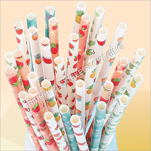 Eco-Friendly Paper Printed Straw