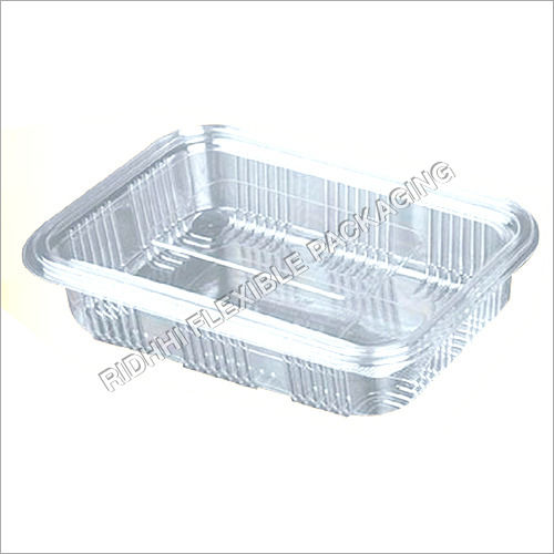 Plastic Rectangle Hinged Box Application: Food Storage