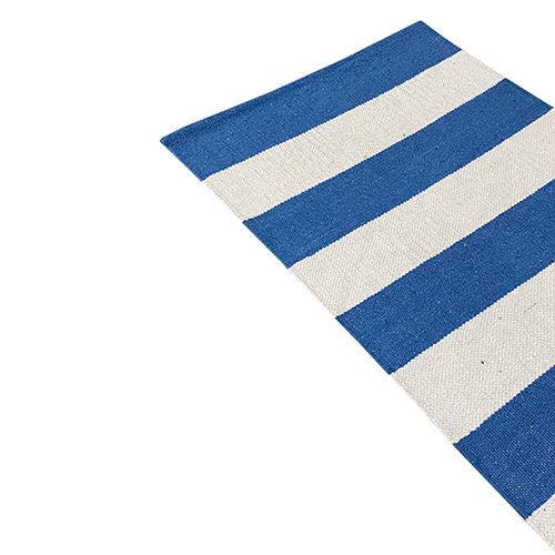Blue Stripes Cotton Mat