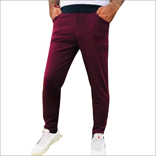 Mens Lycra Slim Fit Track Pants