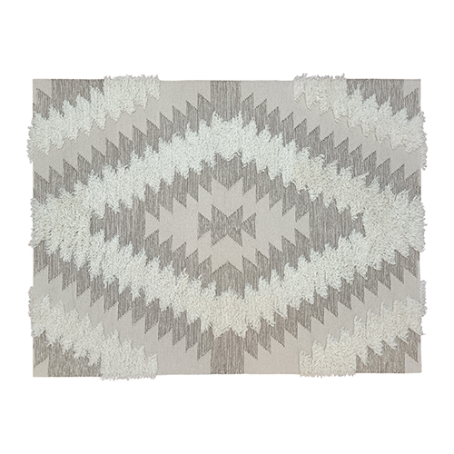 Diamonds and Cut Designed Handwoven Carpet