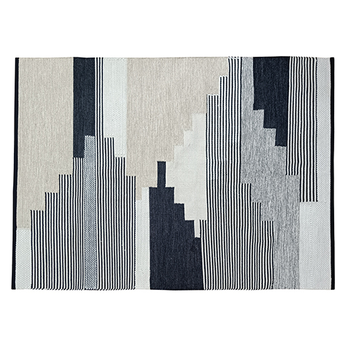 Handwoven Cutshutlle Lines Carpet
