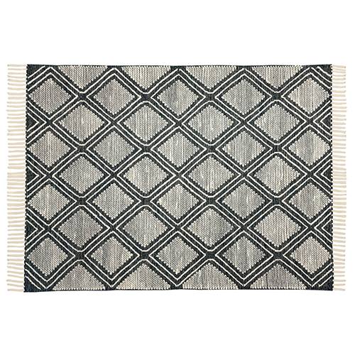Handwoven Diamonds Designed Carpet