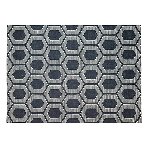 Washable Pentagons Handwoven Carpet