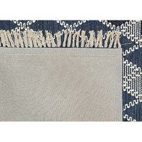 Handwoven Multi Diamonds Carpet