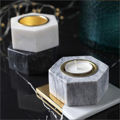 Marble Candle Holders By LIMITLESS CRAFTS PVT. LTD.
