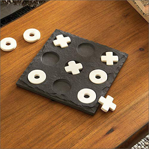 Marble Tic Tac Toe Use: Home Decoration