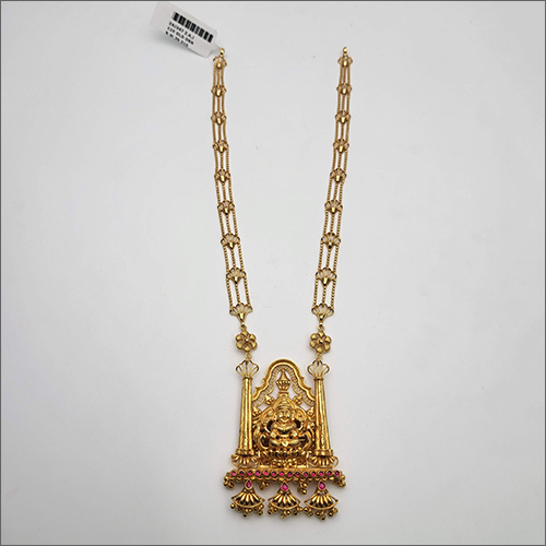 Antique Gold Designer Necklace By ZAIKEN ANTIQUE JEWELLERY