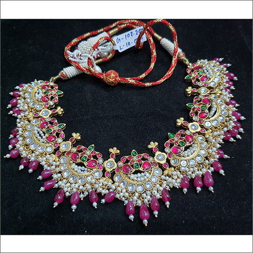 Gold Kundan Designer Necklace