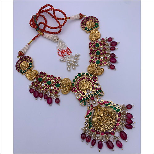 Gold Kundan Fancy Necklace