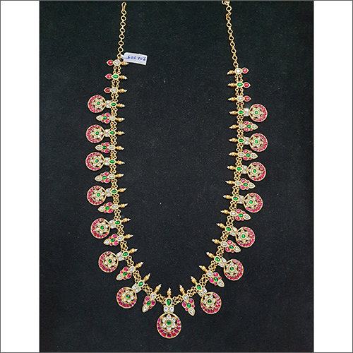 Ladies Gold Necklace By ZAIKEN ANTIQUE JEWELLERY