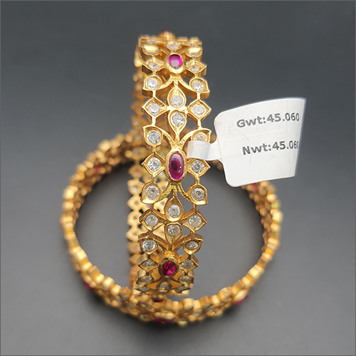 45.06g Ladies Gold Bangles