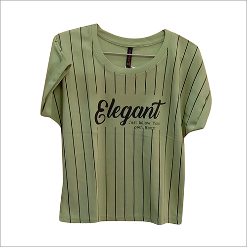 Ladies Single Strip T Shirts Gender: Female