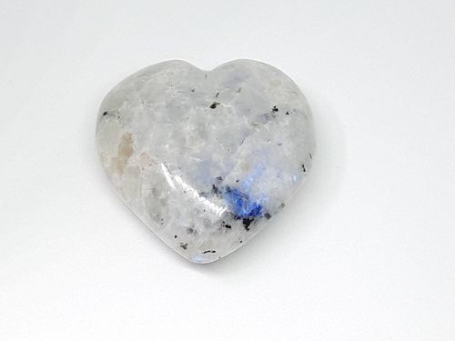 Rainbow Moonstone Heart